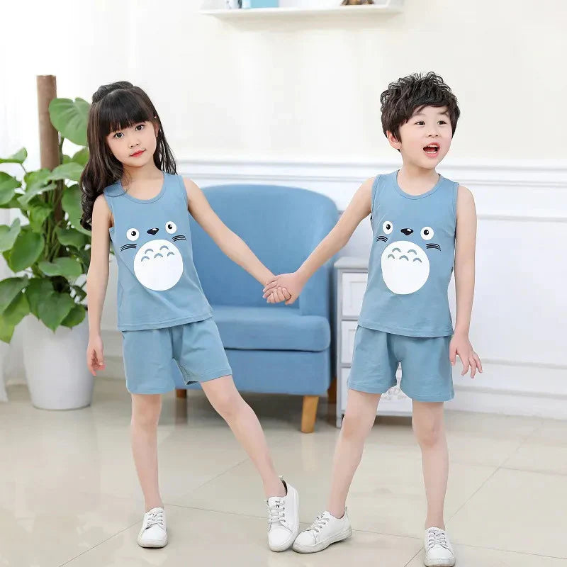 Blue Penguin Sleeveless Kids Article